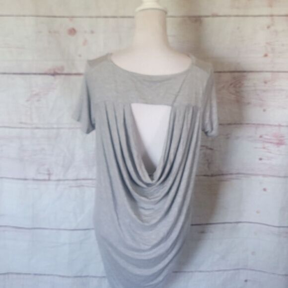 Rebecca Taylor Open Draped Back Top Size Medium - Picture 2 of 6